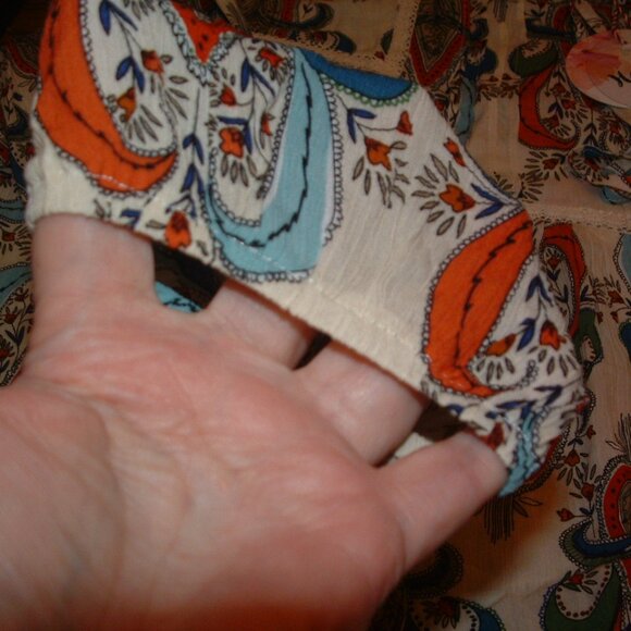 Hayden of Los Angeles Size 1XL Cream Paisley BOHO Dress (NWT) - Picture 7 of 14